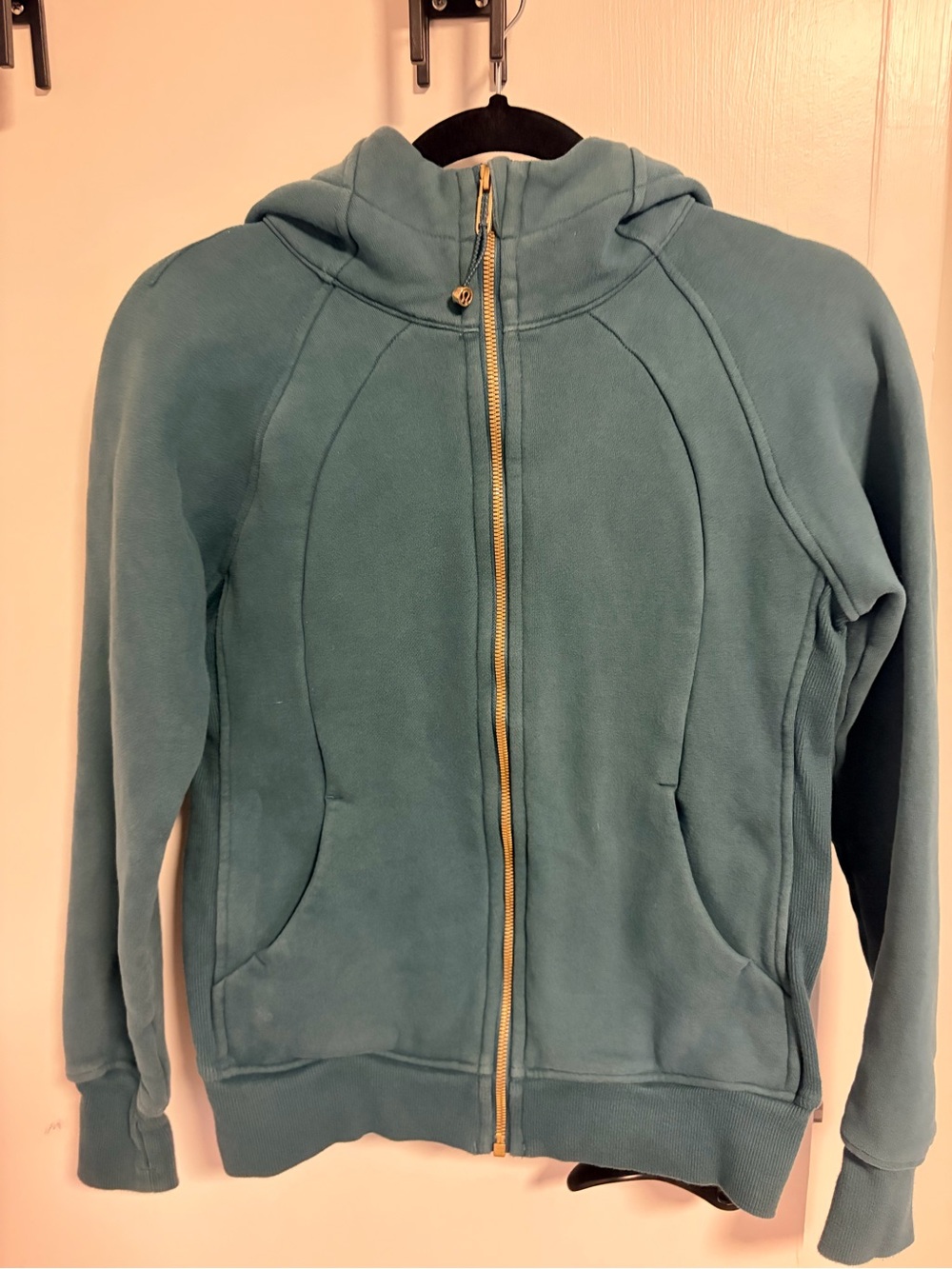 lululemon athletica Teal Zip-Up Hoodie Jacket